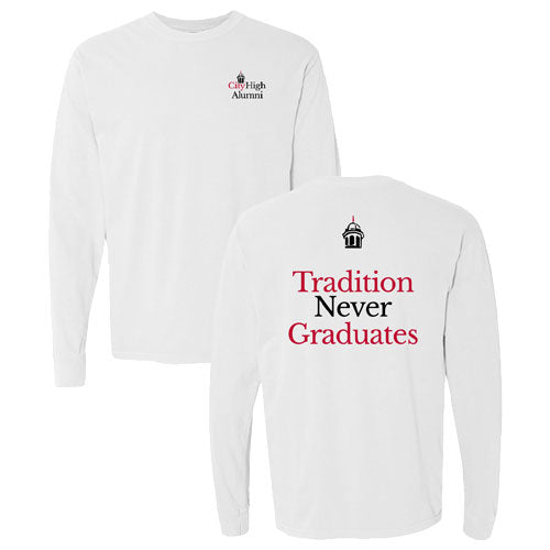 Comfort Colors Ringspun Long Sleeve Tee -- White