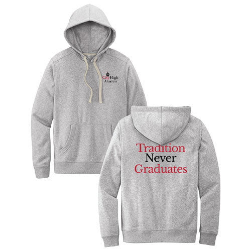 District Re-Fleece Hoodie -- Light Heather Grey