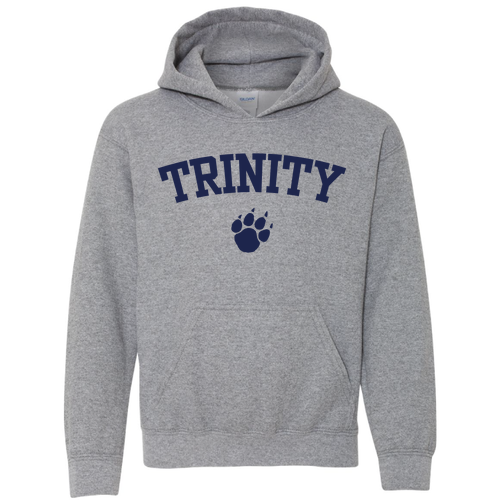 Youth Gildan Heavy Blend Hooded Sweatshirt -- Graphite Heather