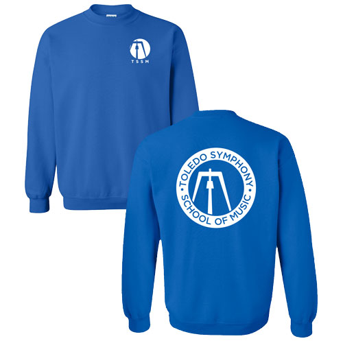 Gildan Heavy Blend Crew Neck Sweatshirt -- Royal