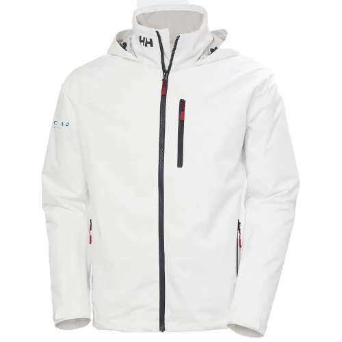 Helly Hansen Crew Hooded Midlayer Jacket 2.0 -- White