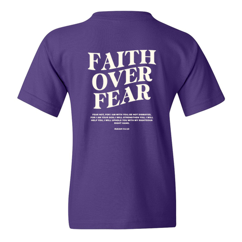 Youth Gildan Heavy Cotton Basic T-Shirt -- Purple