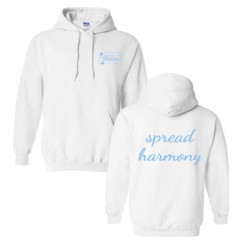 Gildan Heavy Blend Hooded Sweatshirt -- White