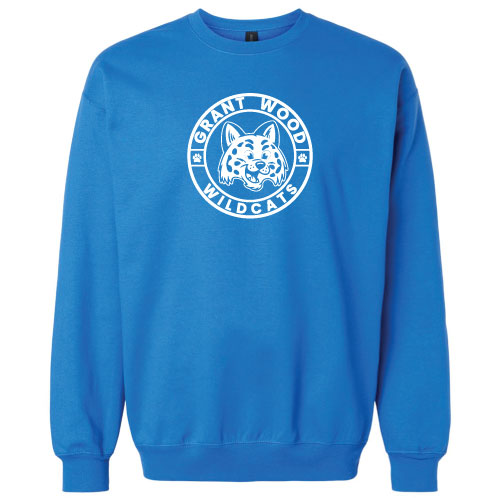 Gildan Adult Softstyle Fleece Crew Sweatshirt -- Royal