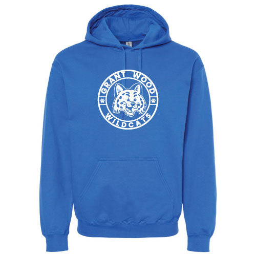 Gildan Adult Softstyle Fleece Pullover Hooded Sweatshirt -- Royal