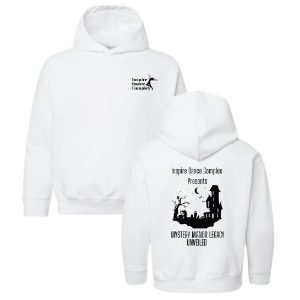 Mystery Manor Youth Hoodie -- White