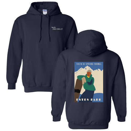 Gildan Heavy Blend Hooded Sweatshirt -- Navy