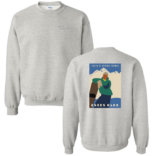 Gildan Heavy Blend Crew Neck Sweatshirt -- Ash