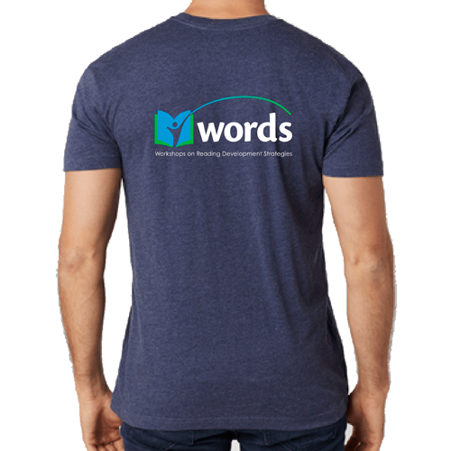 Cotton Heritage WORDS T-Shirt -- Navy Heather