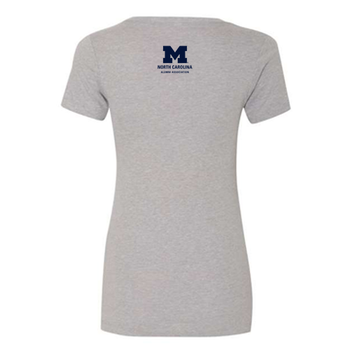 Ladies Next Level Soft Fitted Ideal V-Neck -- Heather Grey