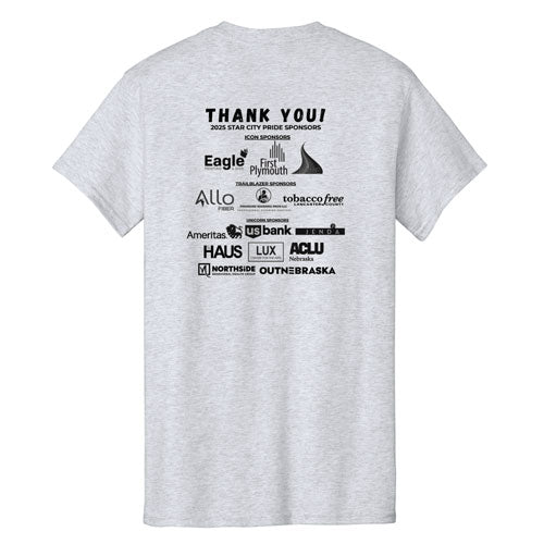 Short Sleeve Pride Tee -- Ash