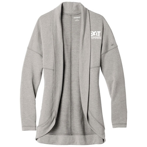 OGIO Ladies Luuma Cocoon Fleece -- Petrol Grey Heather