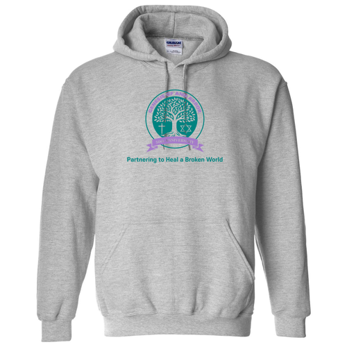 Mens/Unisex Gildan Heavy Blend Hooded Sweatshirt -- Sport Grey