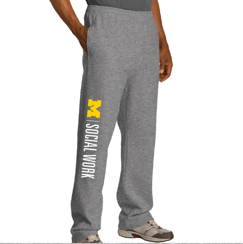 Jerzees Open Bottom Sweatpants w. Pockets -- Oxford