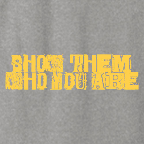 District Womens Re-Tee V-Neck (Show Them) -- Light Heather Grey