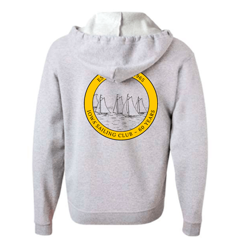 Jerzees Full Zip Hooded Sweatshirt -- Ash