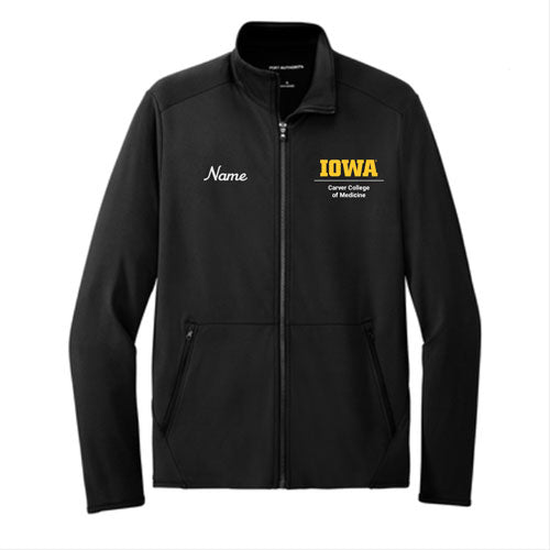 Port Authority Accord Stretch Fleece Full-Zip -- Black
