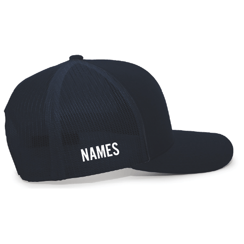 Pacific Headwear Trucker Mesh Hat -- Navy