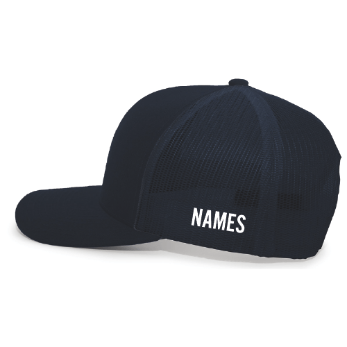Pacific Headwear Trucker Mesh Hat -- Navy