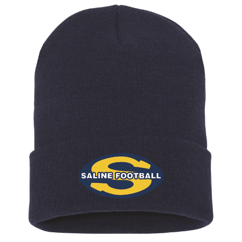 Yupoong Knit Hat with Cuff -- Navy