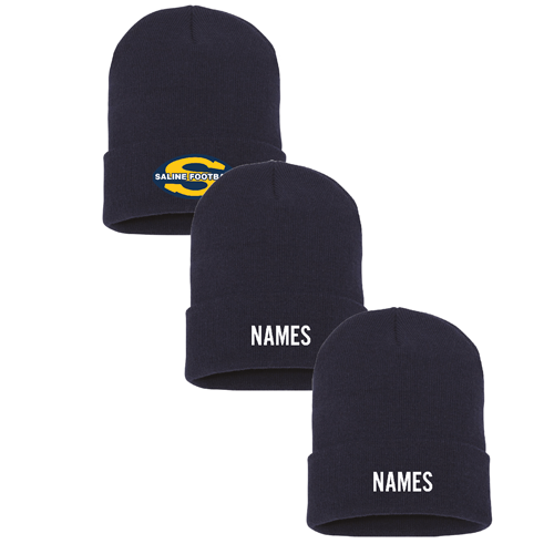 Yupoong Knit Hat with Cuff -- Navy