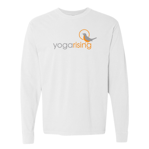 Comfort Colors Heavyweight Long Sleeve T-Shirt -- White