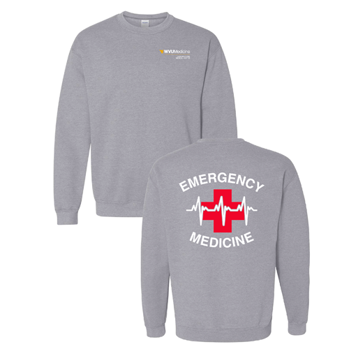 Gildan Heavy Blend Crew Neck Sweatshirt -- Sport Grey