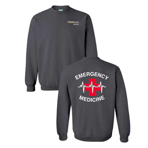 Gildan Heavy Blend Crew Neck Sweatshirt -- Charcoal