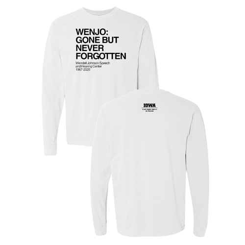 Comfort Colors Ringspun Long Sleeve Tee -Never Forgotten- White