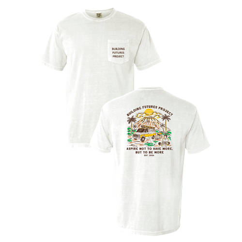 Comfort Colors Short Sleeve Pocket Tee -- White