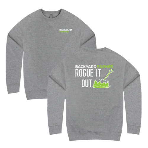 Rogue It Out Fleece Crewneck -- Carbon Grey