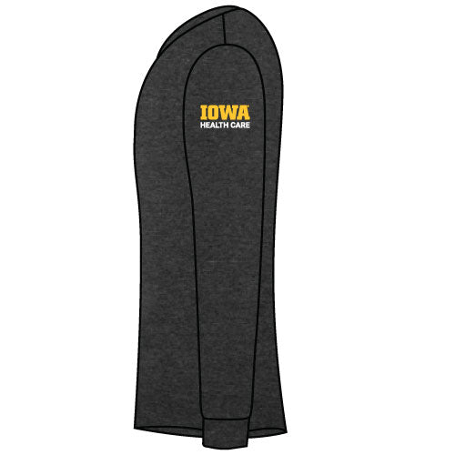 Bella+Canvas Unisex Heather Cvc Long Sleeve Tee- Heathers -- Dark Grey Heather