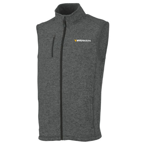 Charles River Mens Pacific Heathered Vest -- Charcoal Heather