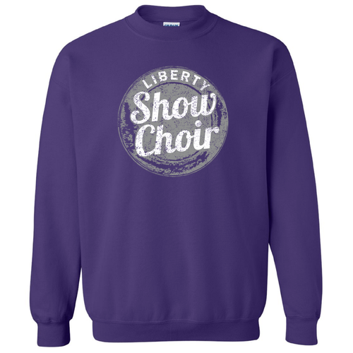 Gildan Heavy Blend Crew Neck Sweatshirt -- Purple