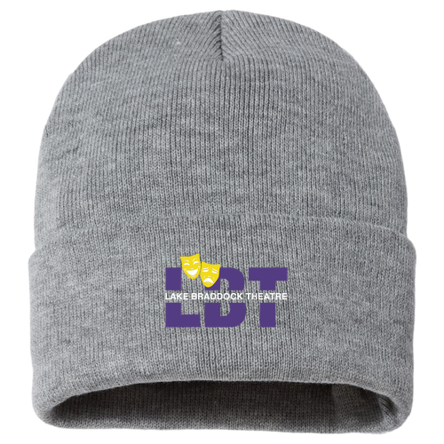 Sportsman Sherpa Lined 12 Cuffed Beanie -- Heather Grey