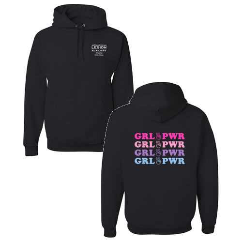 Jerzees 8 oz 50/50 Nublend Adult Hooded Sweatshirt -- Black