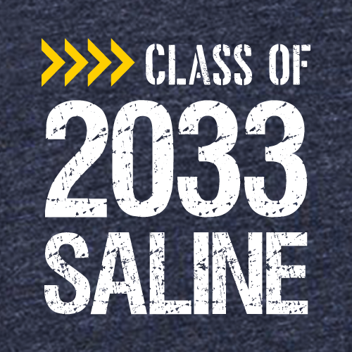 Next Level Mens Class of 2033 TriBlend Tee -- Vintage Navy