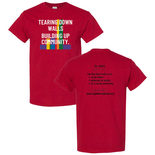 Gildan Heavy Cotton Basic T-Shirt -- Antique Cherry Red