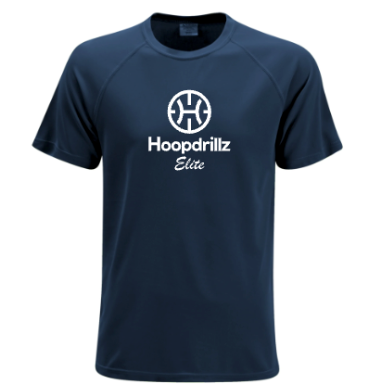YOUTH Hoopdrillz Performance Short Sleeve T-shirt -- Navy