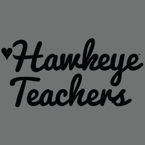 Hawkeye Teachers Bella+Canvas Unisex Heather Cvc Long Sleeve Tee- Heathers -- Deep Heather