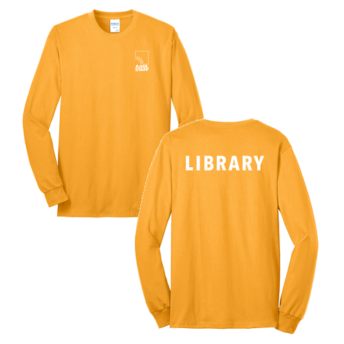 Regular Port and Company Long Sleeve 50/50 T Shirt -- Gold