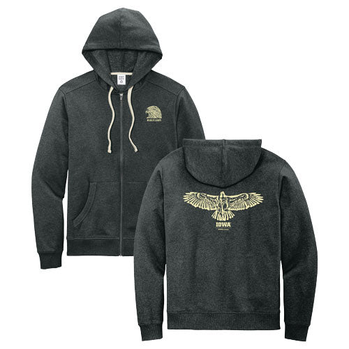 District Re-Fleece Full-Zip Hoodie -- Charcoal Heather