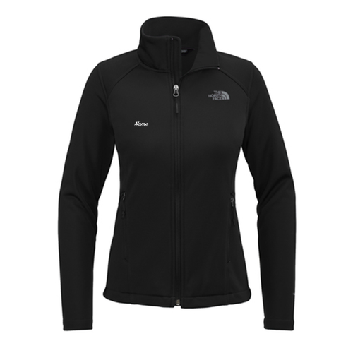 The North Face Ladies Chest Logo Ridgewall Soft Shell Jacket -- TNF Black