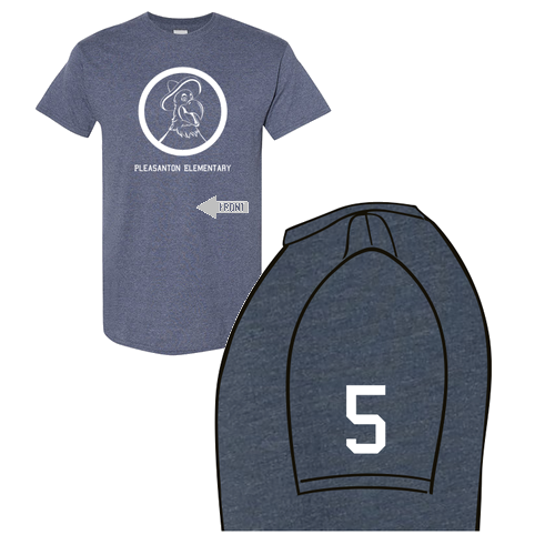 Meyer, Lagrange and Sanchez 5th Grade Class Heather Navy- Adult size