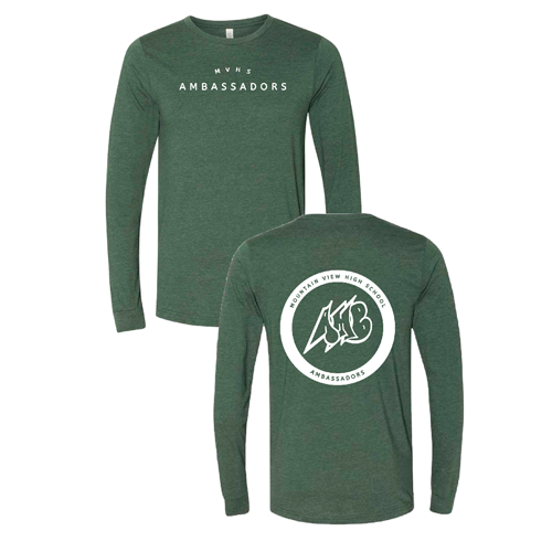 Bella+Canvas Unisex Heather Cvc Long Sleeve Tee- Heathers -- Heather Forest