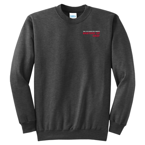 Port and Company Classic Crewneck Sweatshirt -- Dark Heather Grey