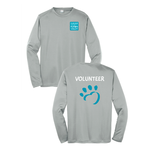 Sport Tek Long Sleeve Competitor Wicking Tee -- Silver