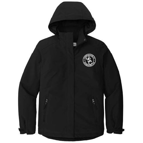 Port Authority Insulated Waterproof Tech Jacket -- Deep Black EMBROIDERED