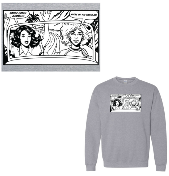 Gildan Heavy Blend Crew Neck Sweatshirt -- Sport Grey