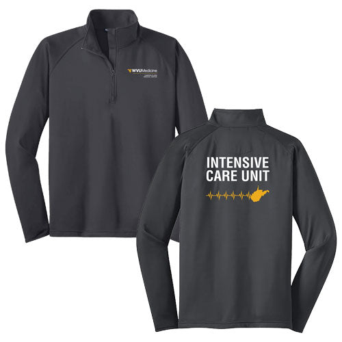 Sport Tek Sport Wick Stretch Half Zip Pullover -- Charcoal Grey